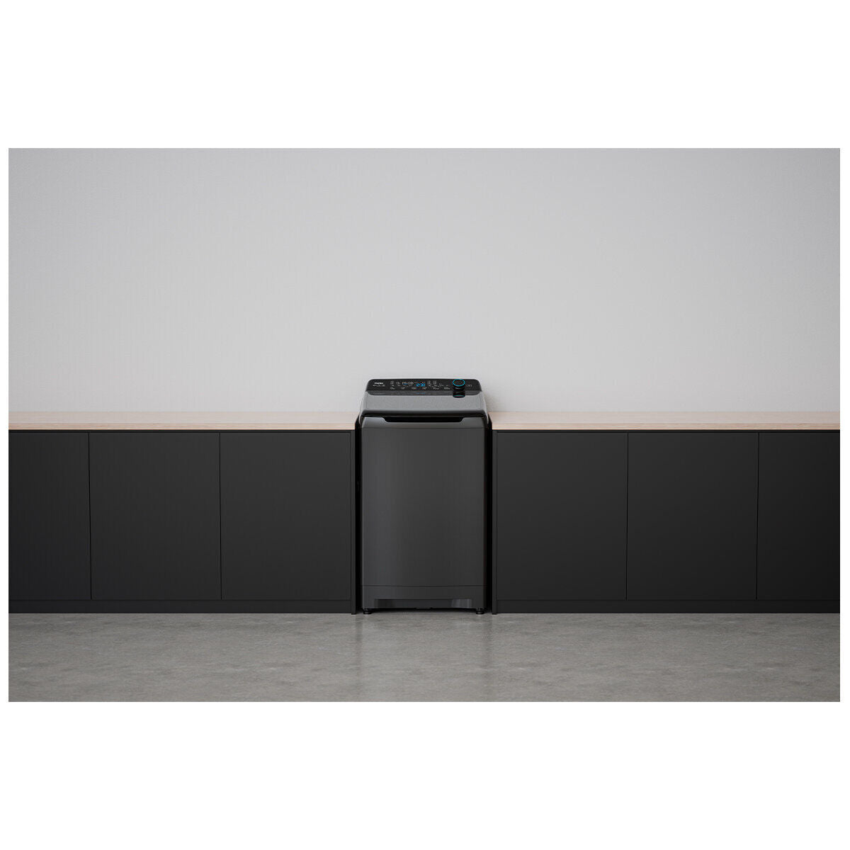 Haier 10kg Top Loader Black