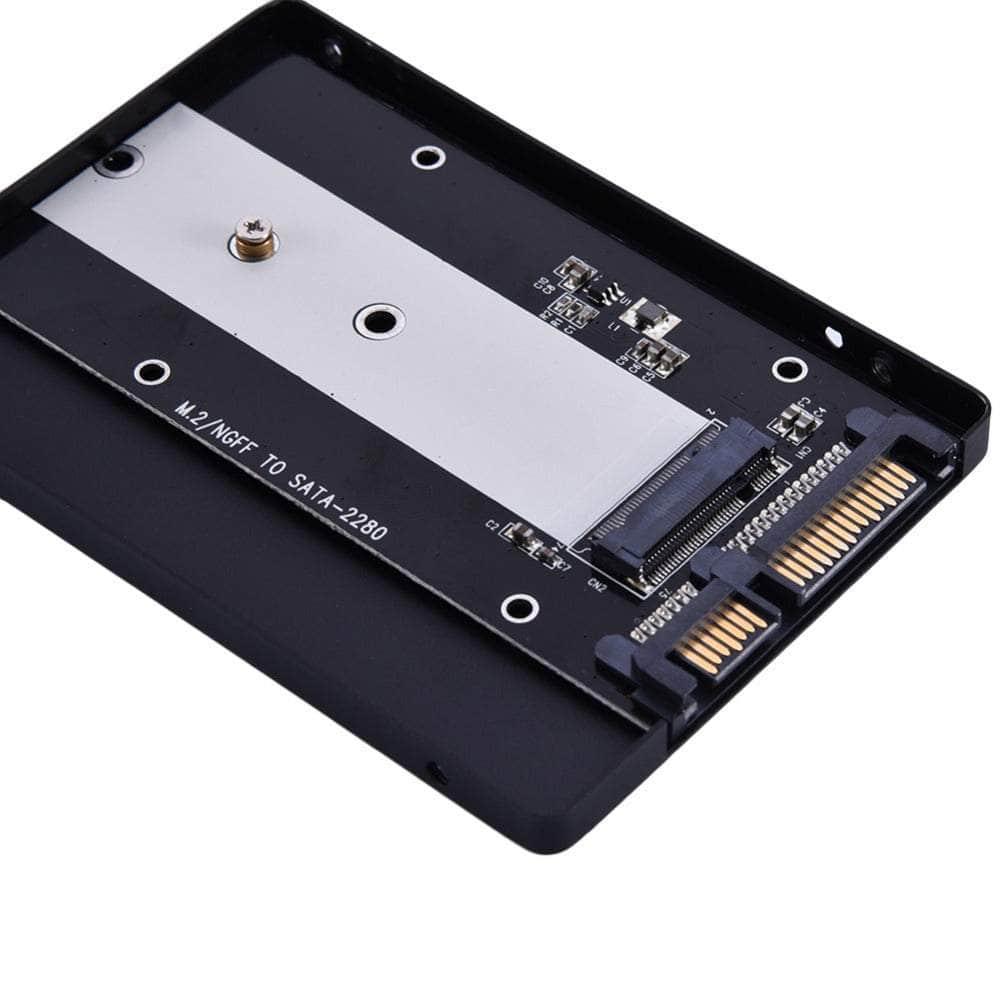 Sa102 Ngff M.2 (B Key) To 7Mm 2.5" Sata Converter Enclosure Aluminium