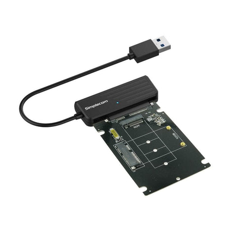 Sa225 Usb3.0 To Msata + M.2 (Ngff B Key) 2 In 1 Combo Adapter