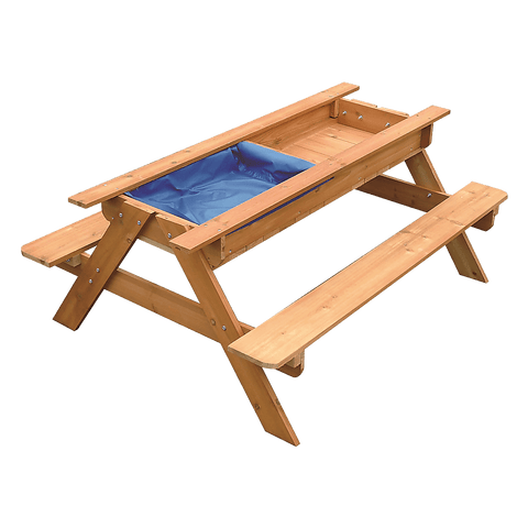 Sand & Water Wooden Picnic Table