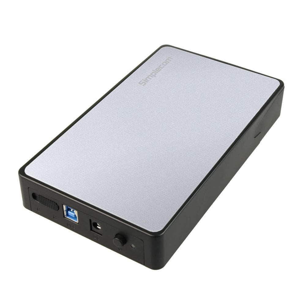 Se325 Tool Free 3.5" Sata Hdd To Usb 3.0 Hard Drive Enclosure Silver