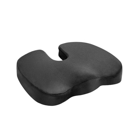 Seat Cushion Memory Foam Pillow Back Pain Relief Chair Pad Black