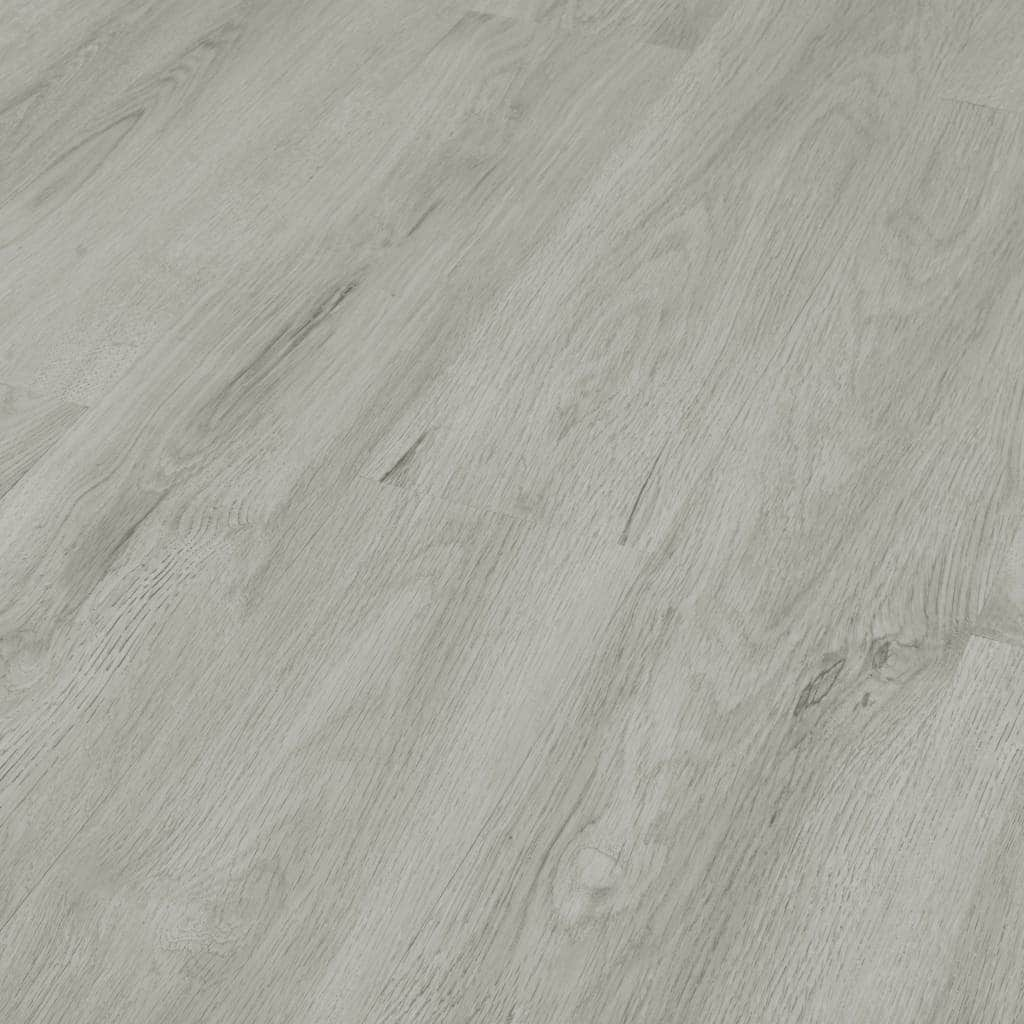 Self-adhesive Flooring Planks 4.46 mÂ² 3 mm PVC Light Grey