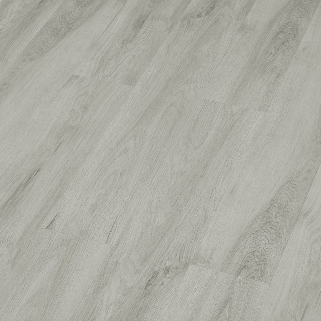 Self-adhesive Flooring Planks 4.46 mÂ² 3 mm PVC Light Grey