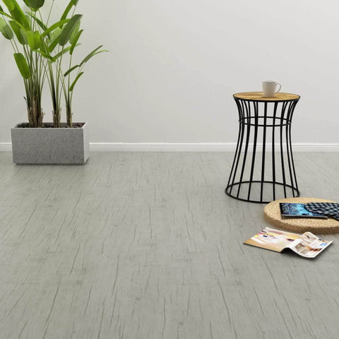 Self-adhesive Flooring Planks 4.46 mÂ² 3 mm PVC Oak Washed