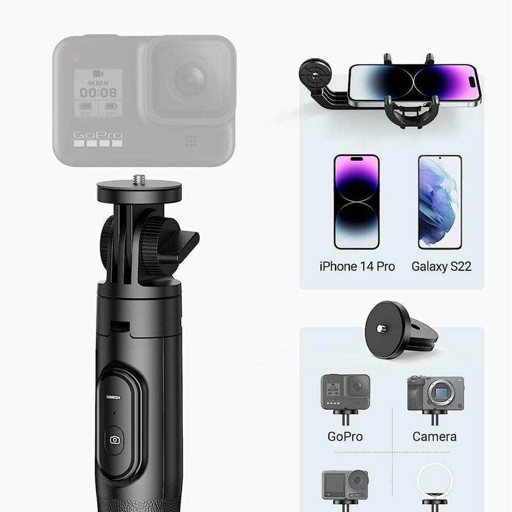 Selfie Stick Tripod With Remote 1.5M