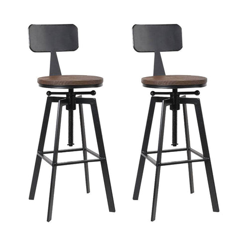 Bar Stools Kitchen Counter Chairs Vintage Metal Chairs X2