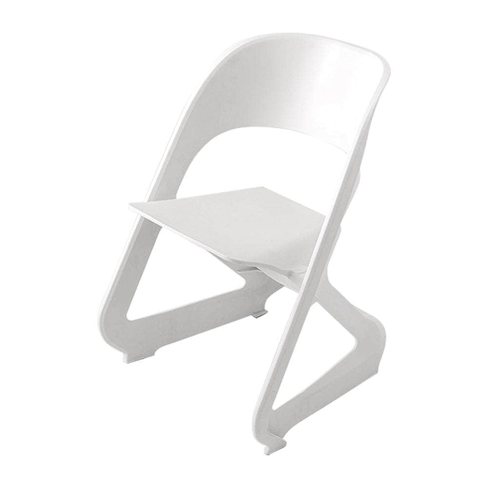 Set of 4 Dining Chairs Office Cafe Lounge Seat Stackable Plastic Leisure Chairs WH/GY/BL/OR/BG