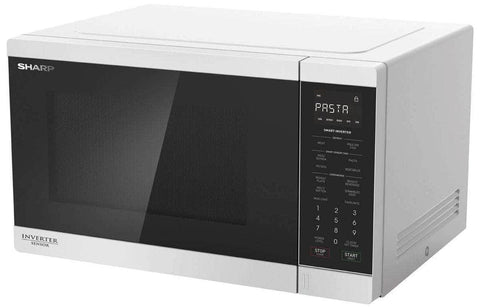 Sharp 1200W White Smart Inverter Microwave R350EW