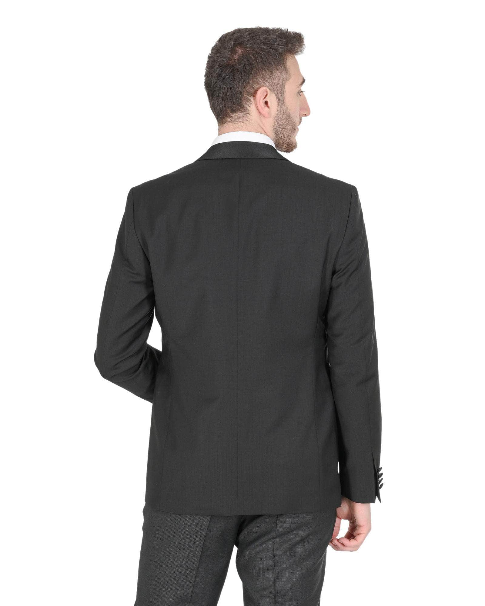 Sharp Black Wool Hugo Boss Jacket