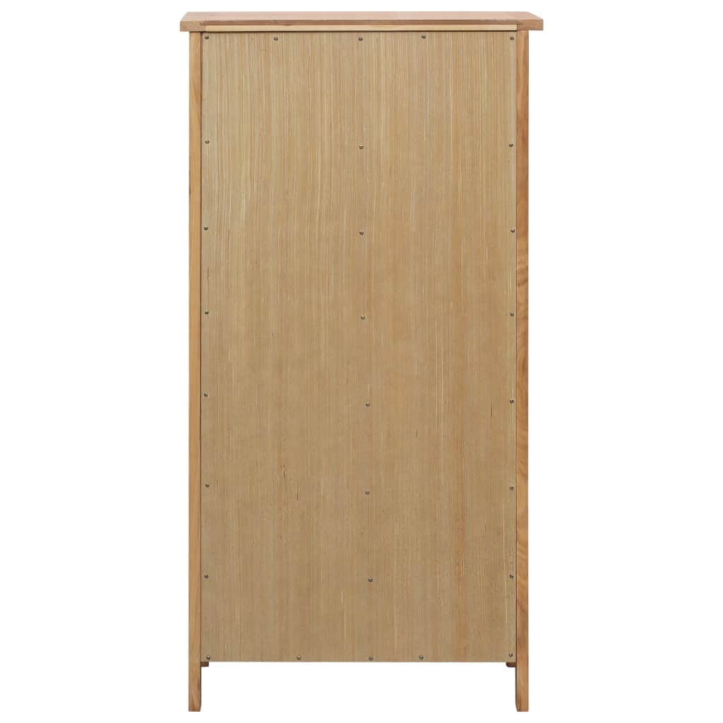 Shoe Cabinet Solid Oak Wood