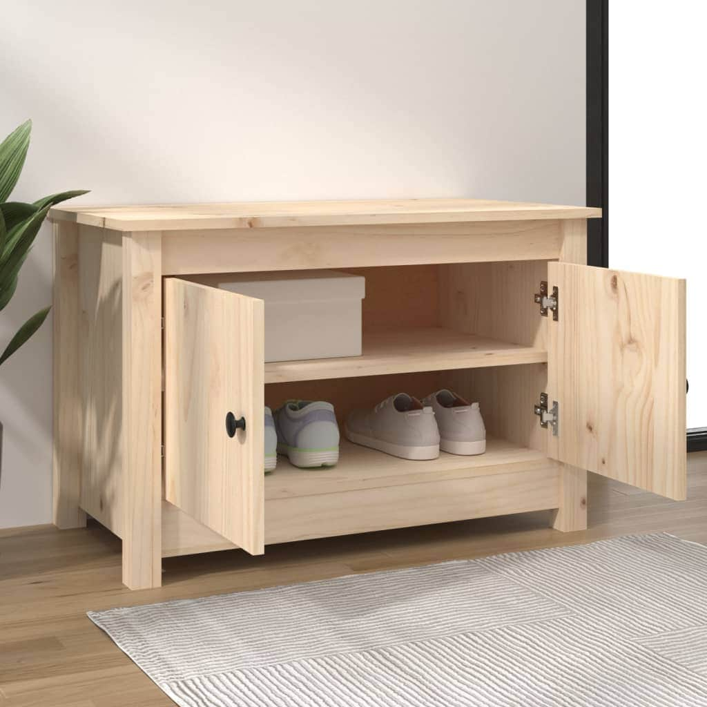 Shoe Cabinet Solid Wood Pine