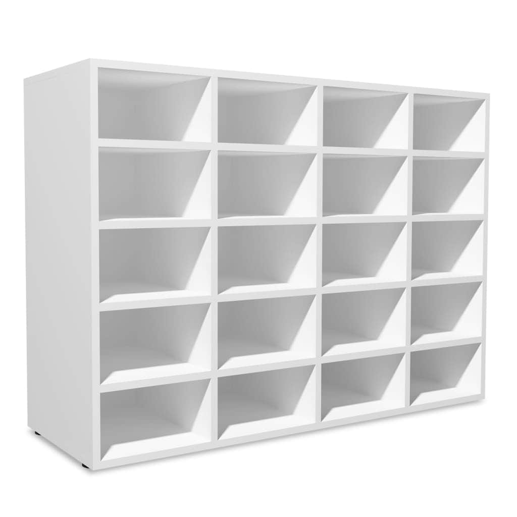 Shoe Rack Chipboard White