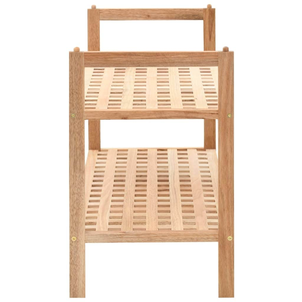 Shoe Rack Solid Walnut Wood