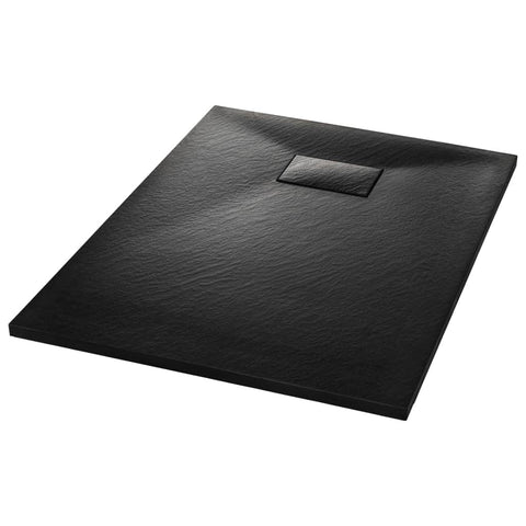 Shower Base Tray SMC Black  XXL