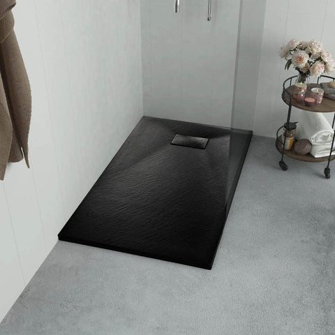 Shower Base Tray SMC Black  XXXL