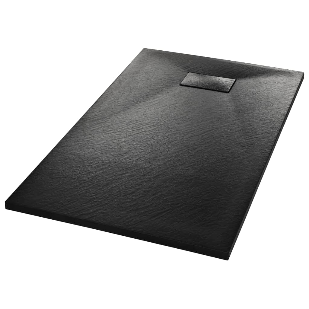 Shower Base Tray SMC Black XXXXL