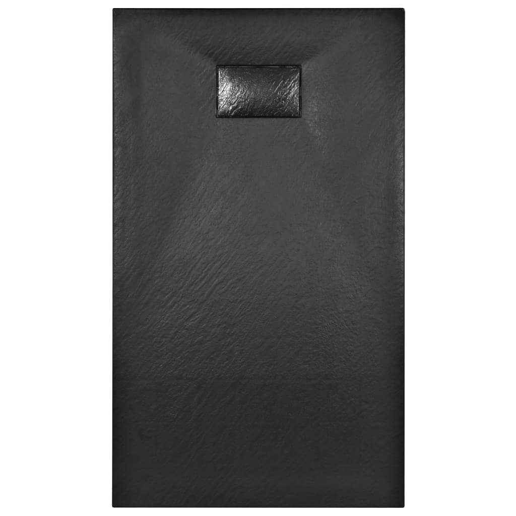 Shower Base Tray SMC Black XXXXL