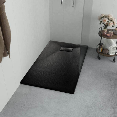 Shower Base Tray SMC Black XXXXL