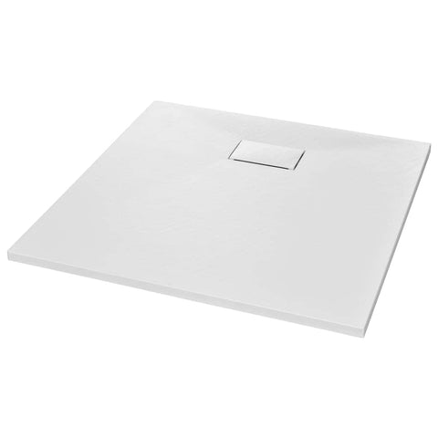 Shower Base Tray SMC White  S