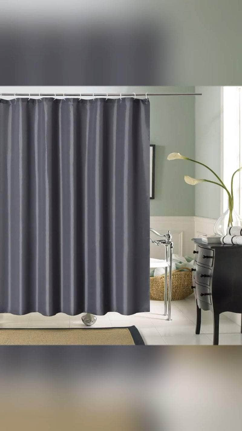 Shower Curtain Bathroom Curtain Water Resistant with Hooks