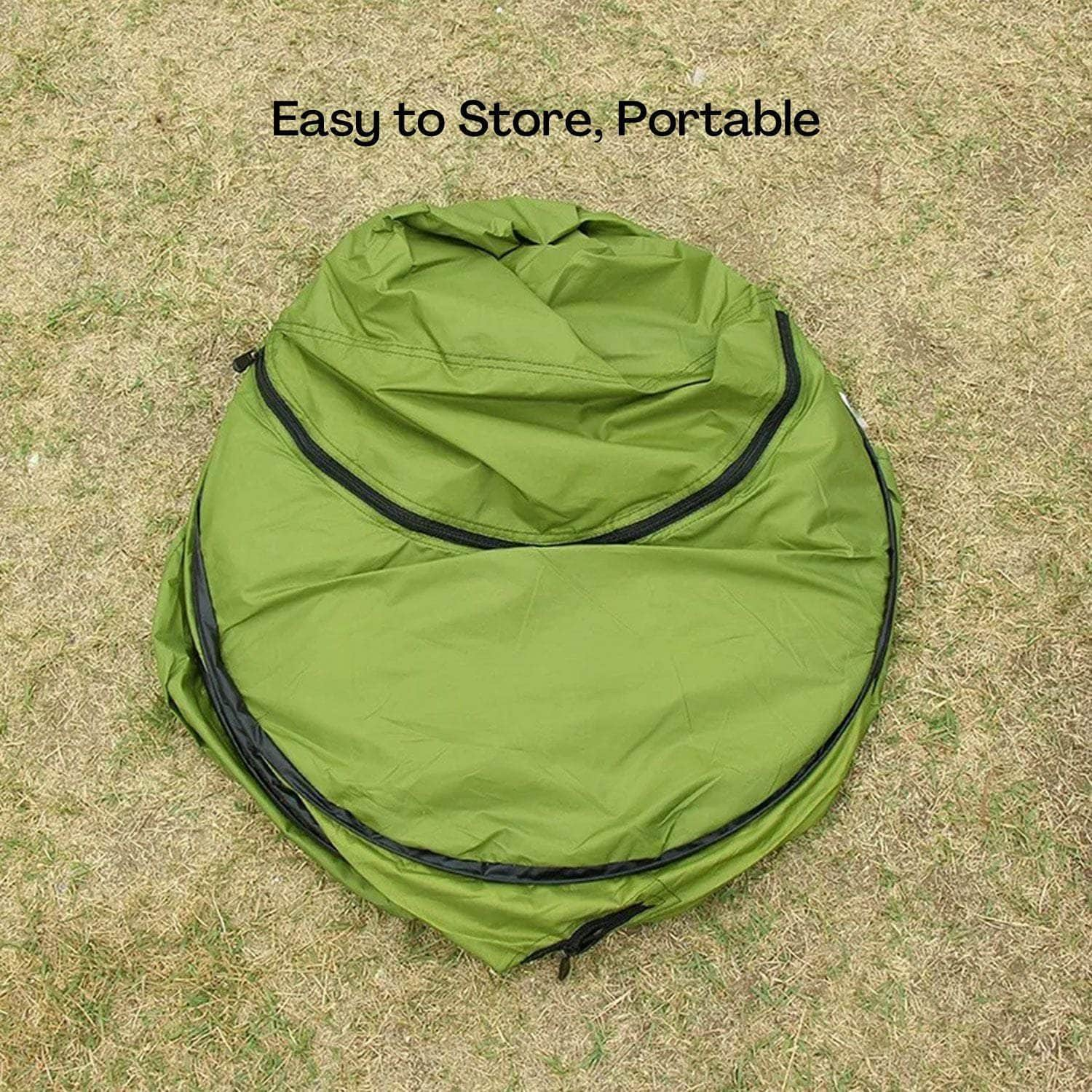 Shower Tent With 2 Window (Green)