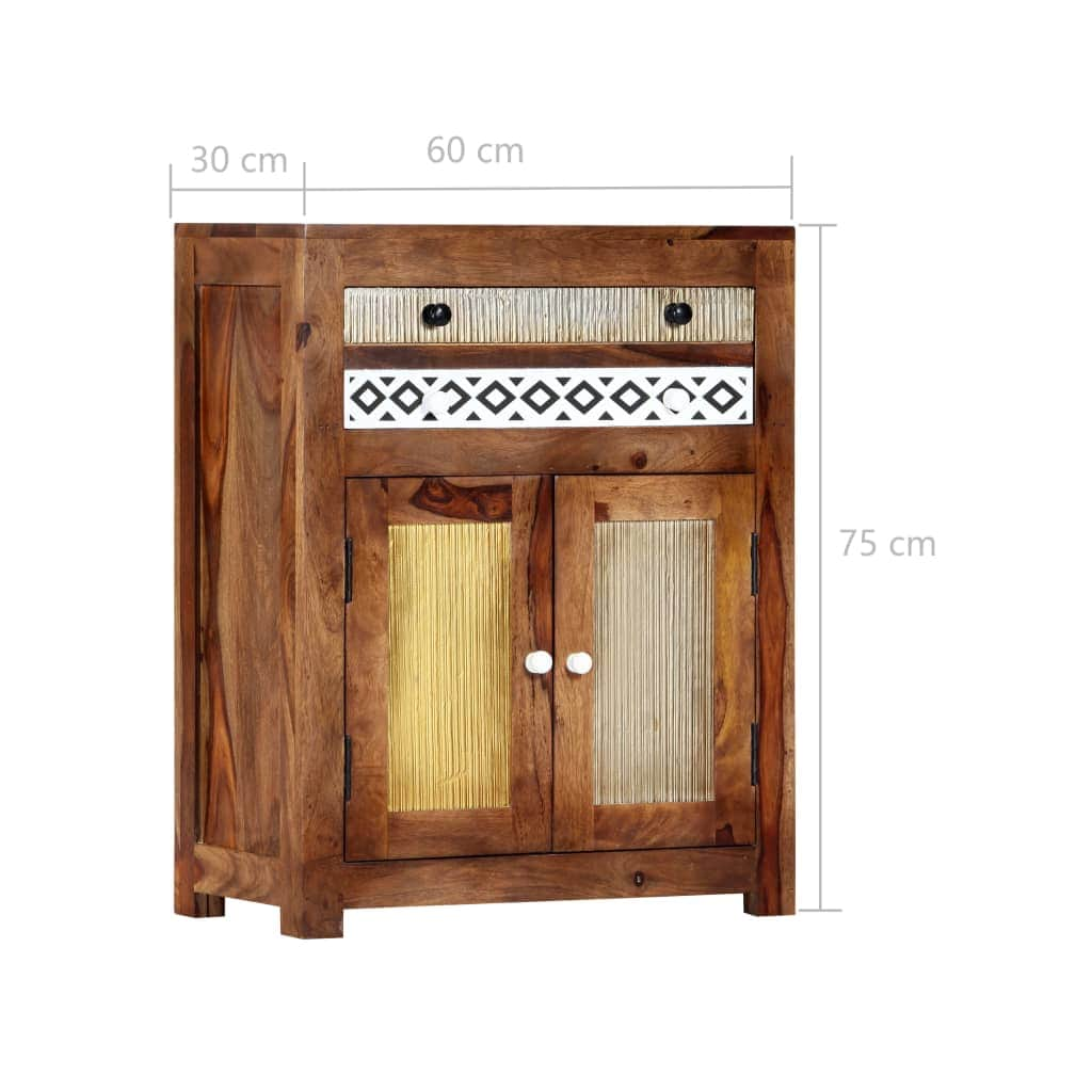 Side Cabinet, Solid Sheesham Wood