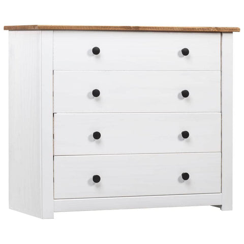 Side Cabinet White Pine Panama Range