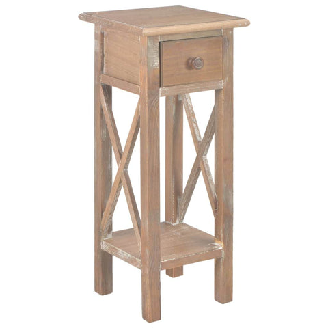 Side Table Brown Wood