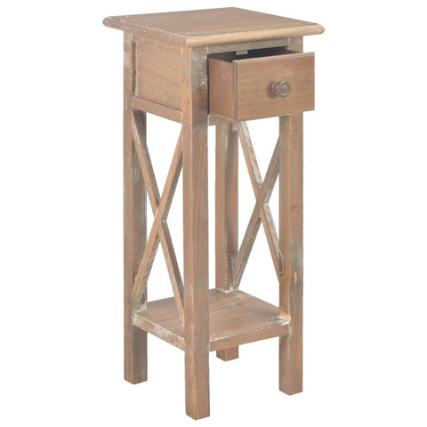 Side Table Brown Wood