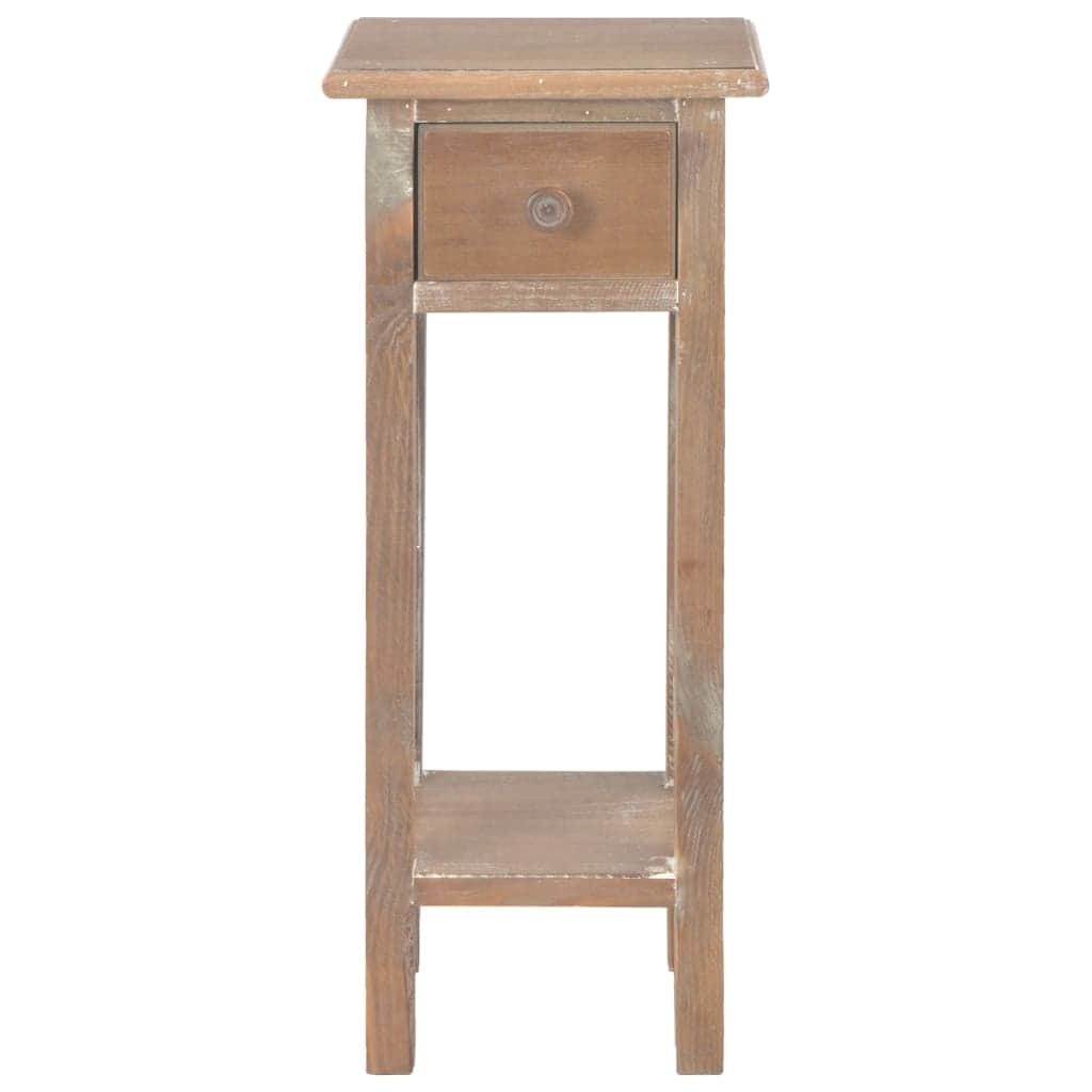 Side Table Brown Wood