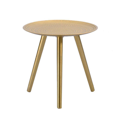 Side Table Coffee Bedside End Golden