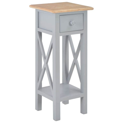 Side Table Grey Wood