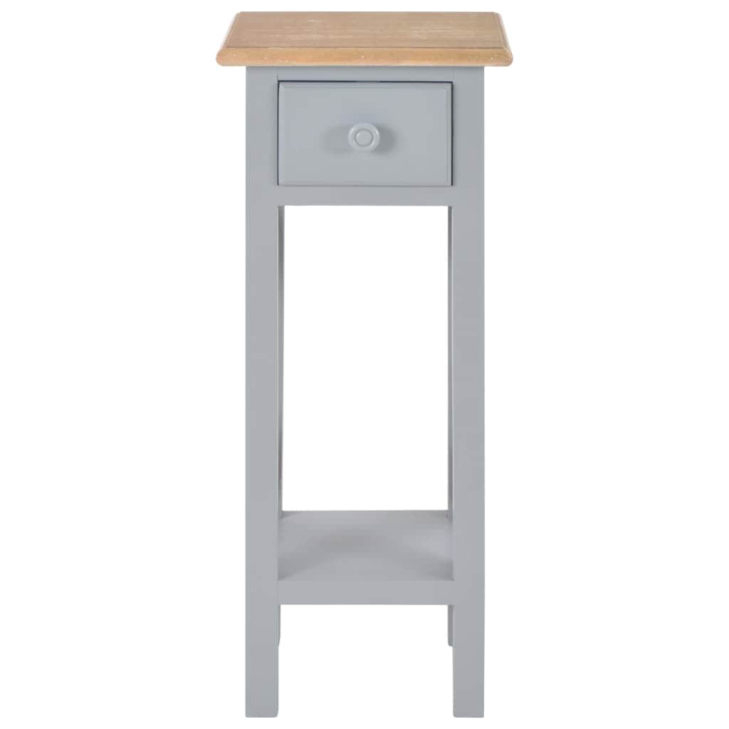 Side Table Grey Wood