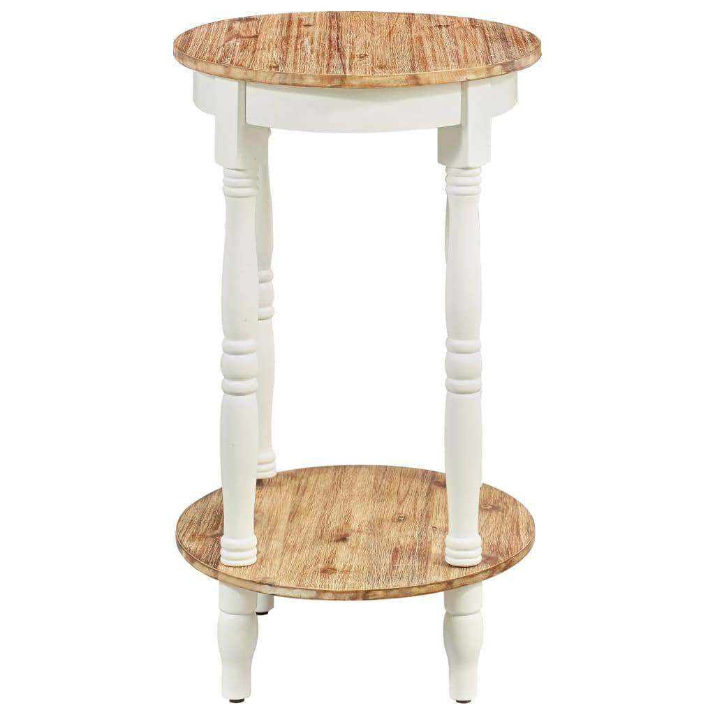 Side Table Wood Round