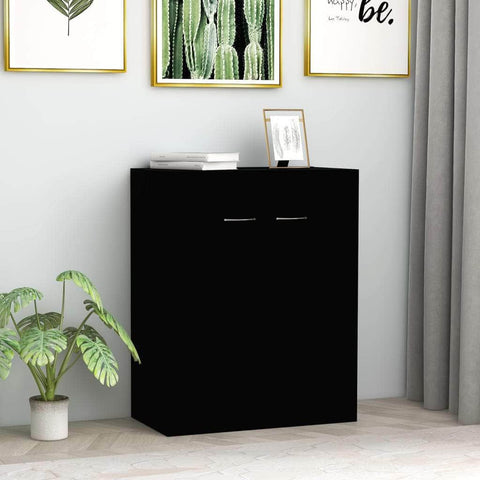 Sideboard  Black Chipboard