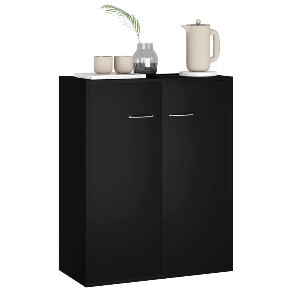 Sideboard  Black Chipboard