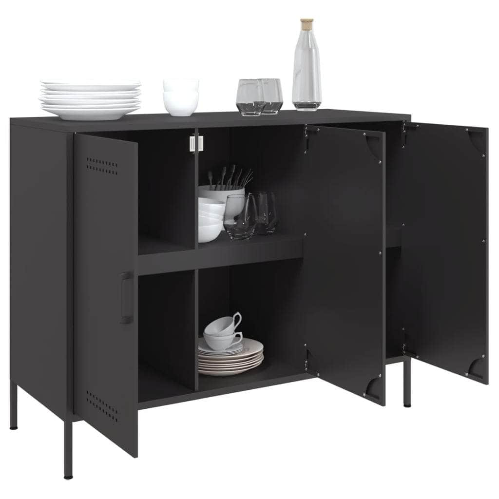 Sideboard Black Cold-rolled Steel