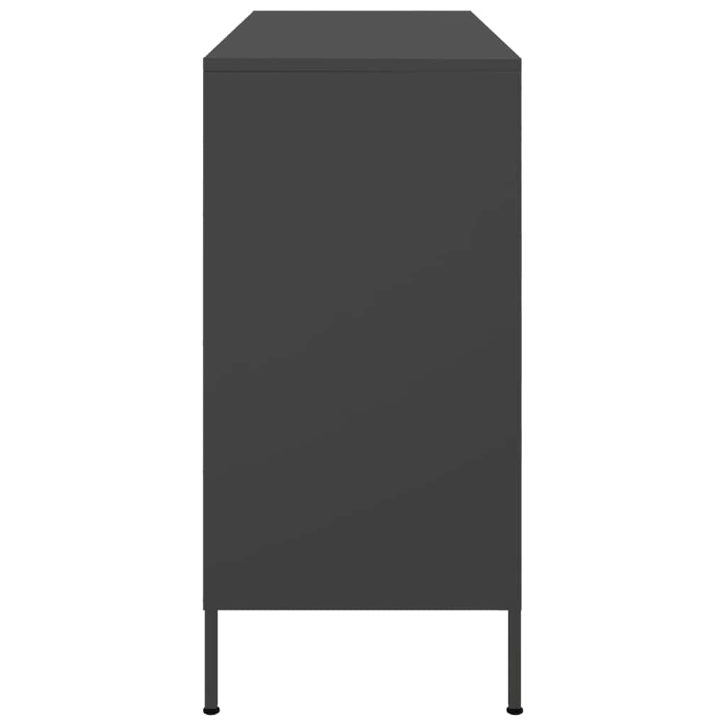 Sideboard Black Cold-rolled Steel