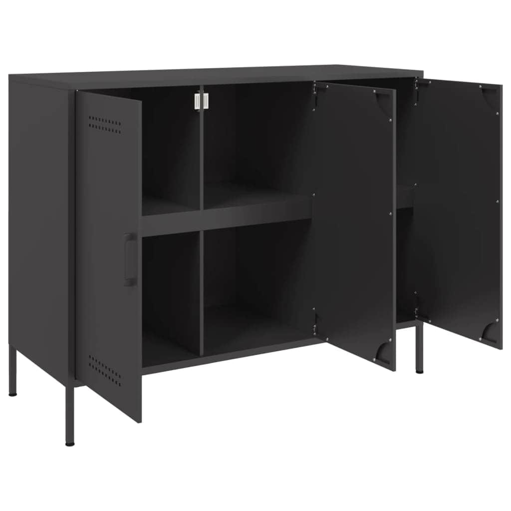 Sideboard Black Cold-rolled Steel