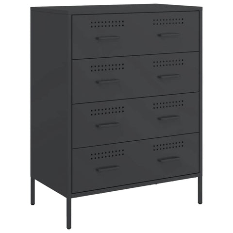 Sideboard Black Steel