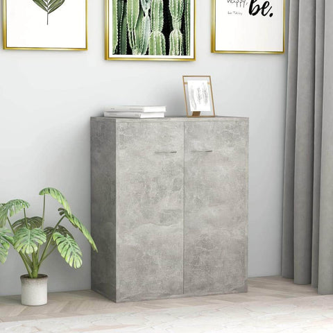 Sideboard Concrete  Grey  Chipboard