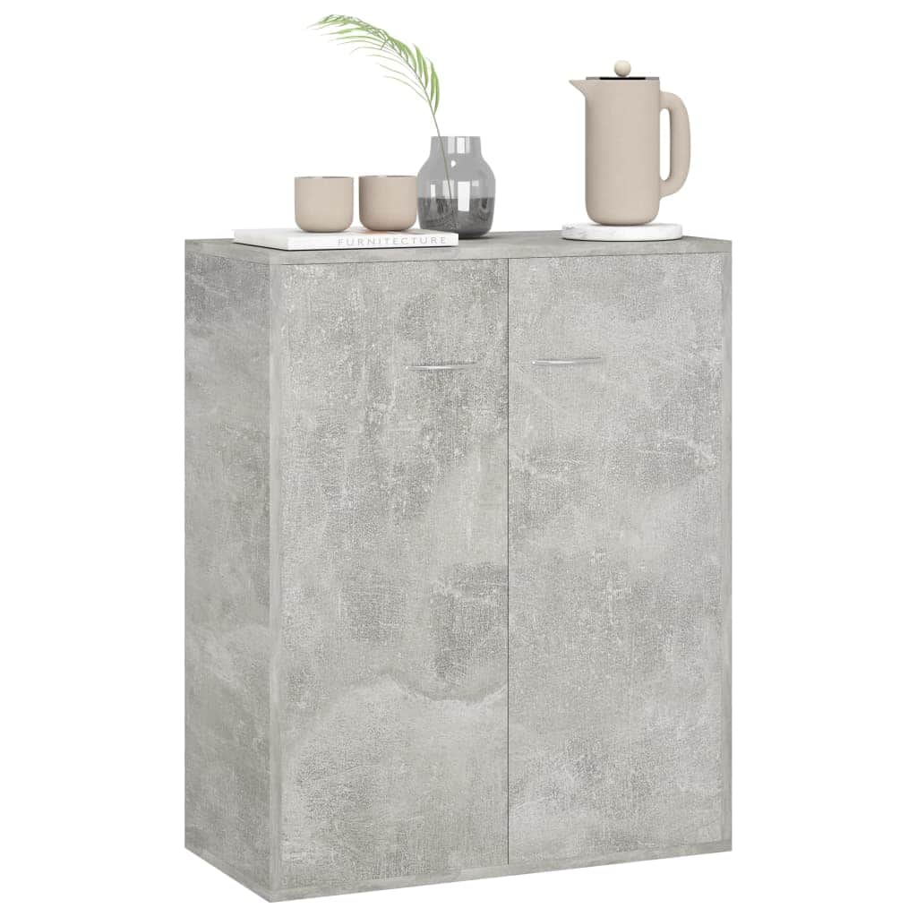 Sideboard Concrete  Grey  Chipboard