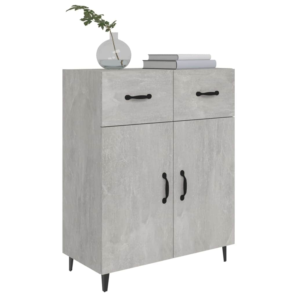 Sideboard Concrete Grey Engineered Wood