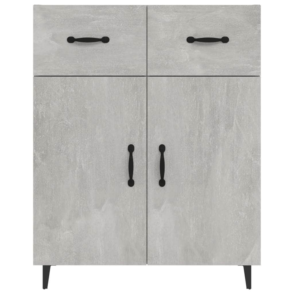 Sideboard Concrete Grey Engineered Wood