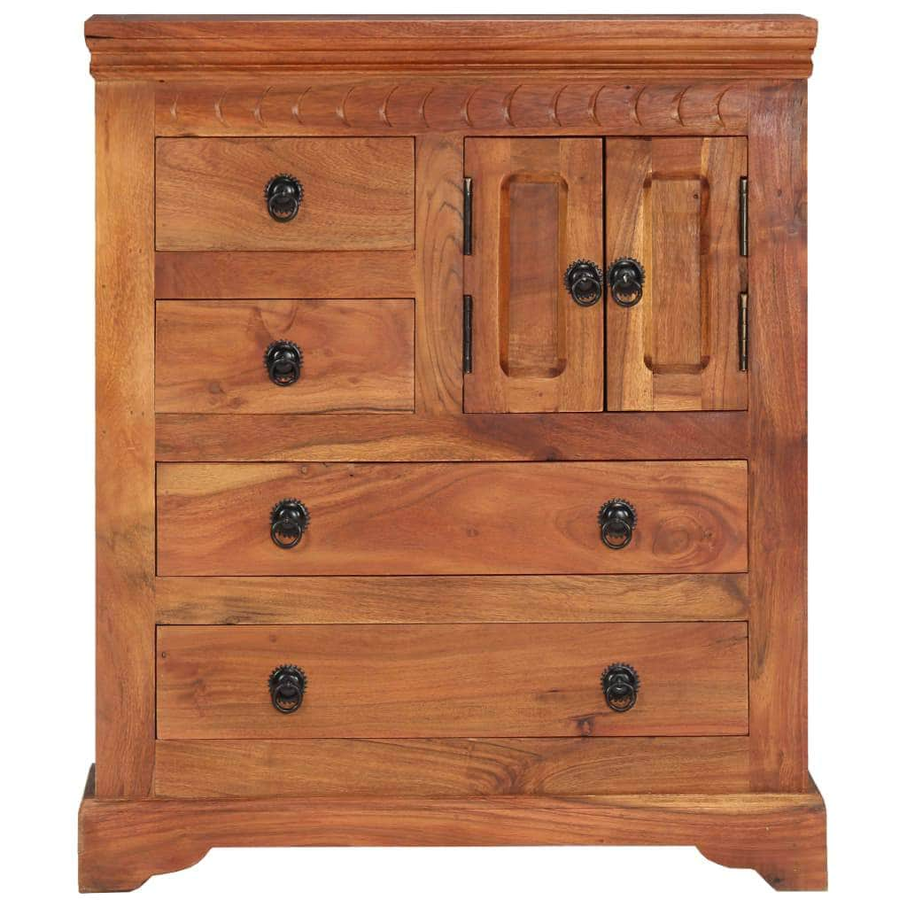 Sideboard Storage Solid Acacia Wood