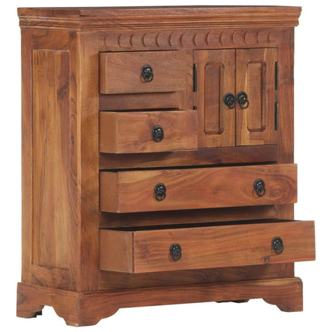 Sideboard Storage Solid Acacia Wood