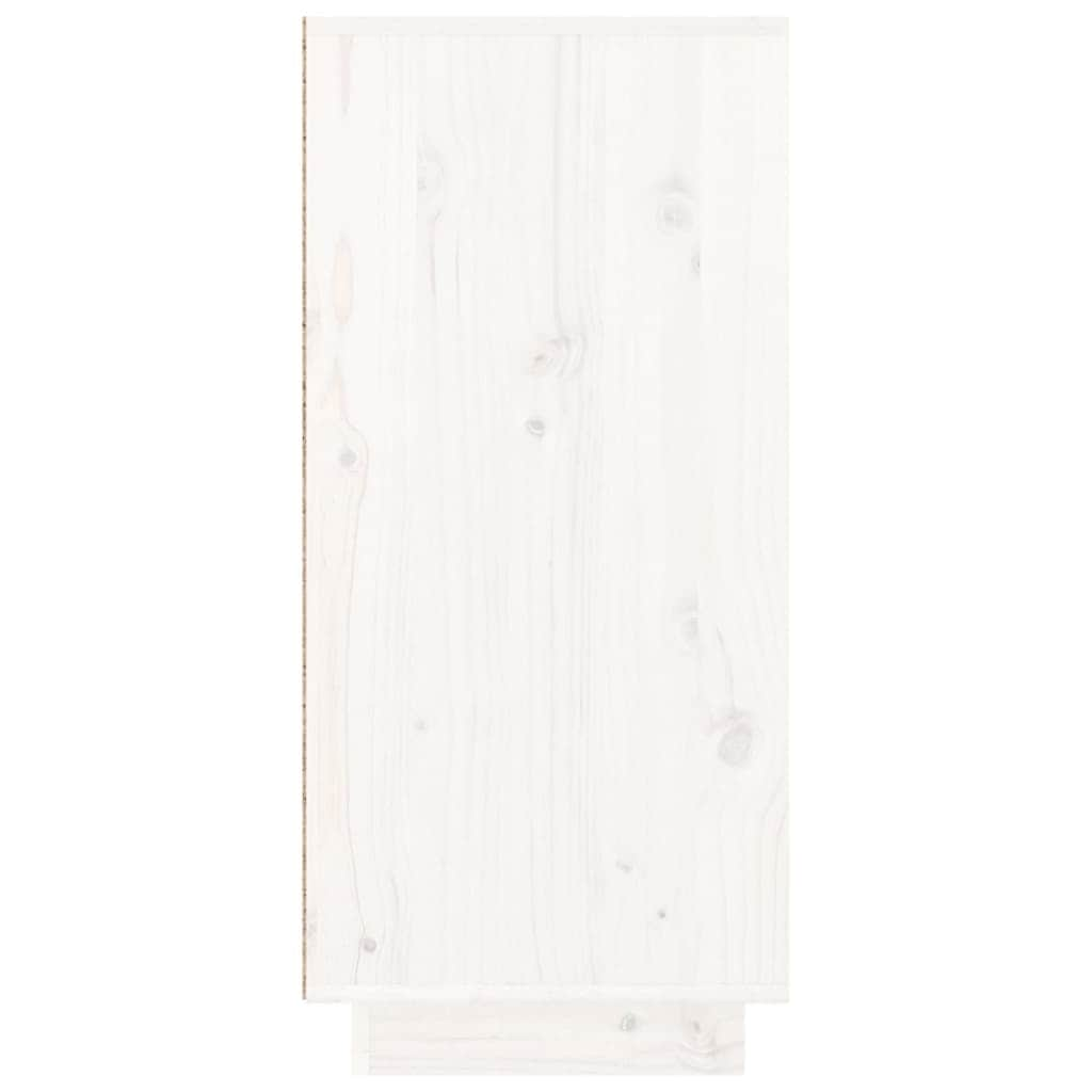 Sideboard White Solid Wood Pine