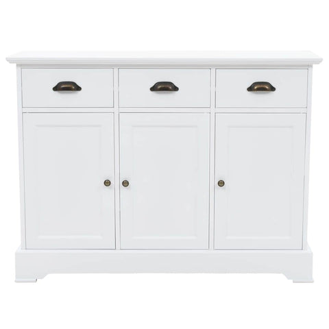 Sideboard with 3 Doors MDF and Pinewood