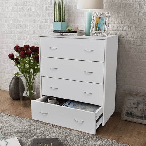 Sideboard with 4 Drawers White